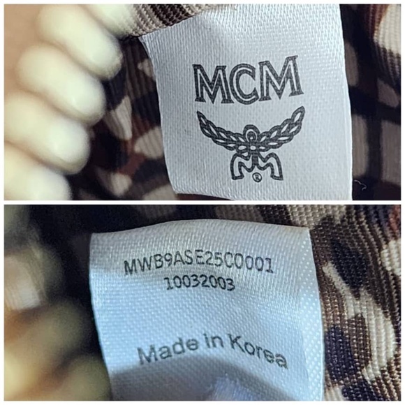 Authentic MCM Visetos Pochette Brown - Picture 10 of 13